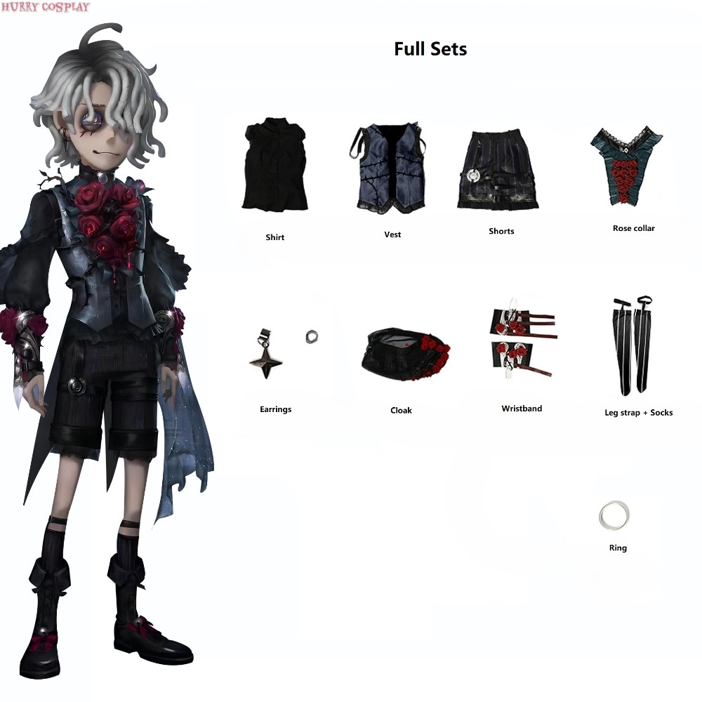 Game Cosplay,Identity V,Identity V Psychologist Nightstar Cosplay Costume